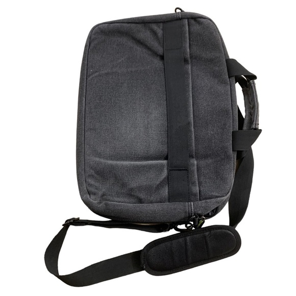 Eve case | Gray Black Denim Computer Bag Padded Some Tear Compact Unisex - Picture 2 of 9